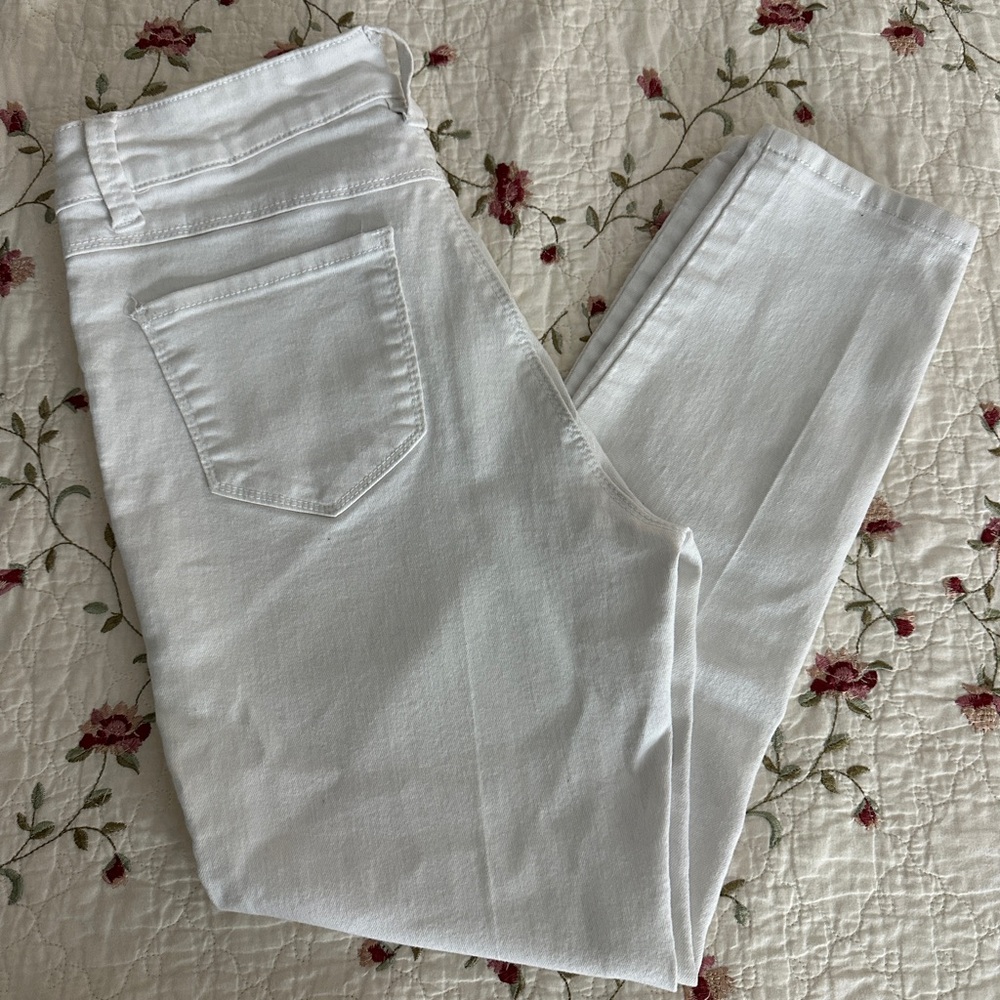 Workshop Republic Clothing Women's Crisp White Skinny Jeans